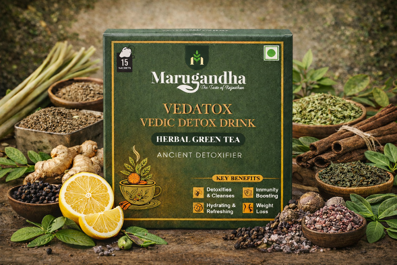 Vedatox Detox Green Tea